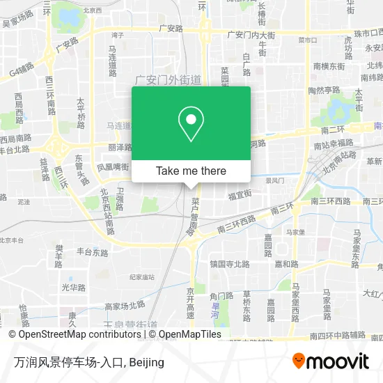 万润风景停车场-入口 map