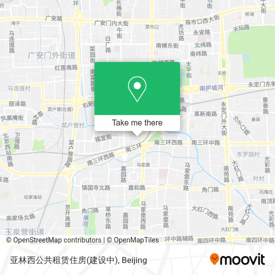 亚林西公共租赁住房(建设中) map