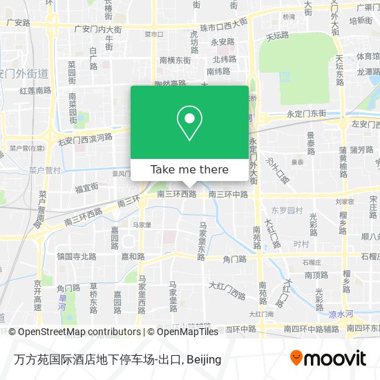 万方苑国际酒店地下停车场-出口 map