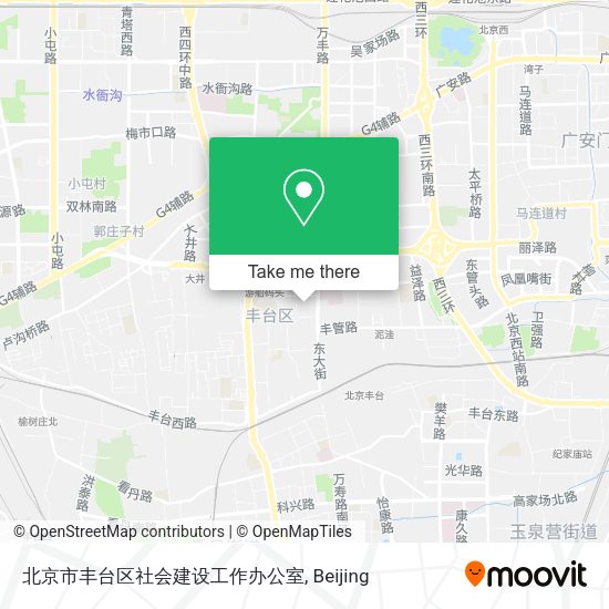 北京市丰台区社会建设工作办公室 map