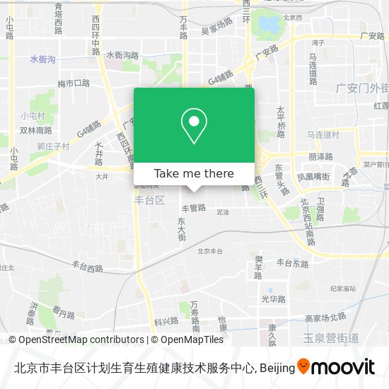 北京市丰台区计划生育生殖健康技术服务中心 map