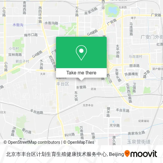 北京市丰台区计划生育生殖健康技术服务中心 map
