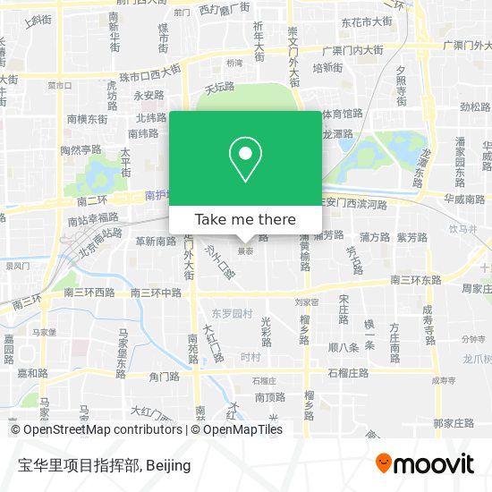 宝华里项目指挥部 map
