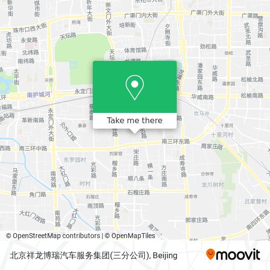 北京祥龙博瑞汽车服务集团(三分公司) map