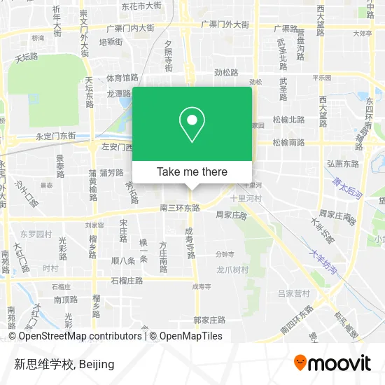 新思维学校 map