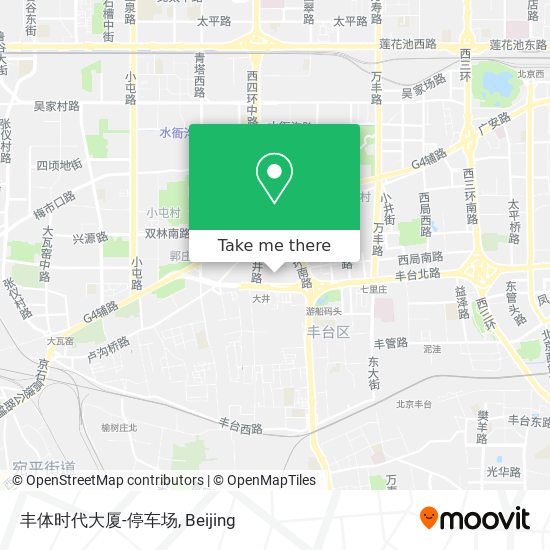 丰体时代大厦-停车场 map
