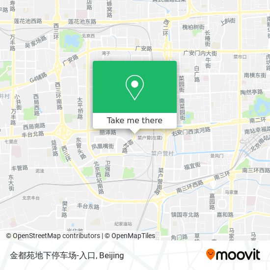 金都苑地下停车场-入口 map