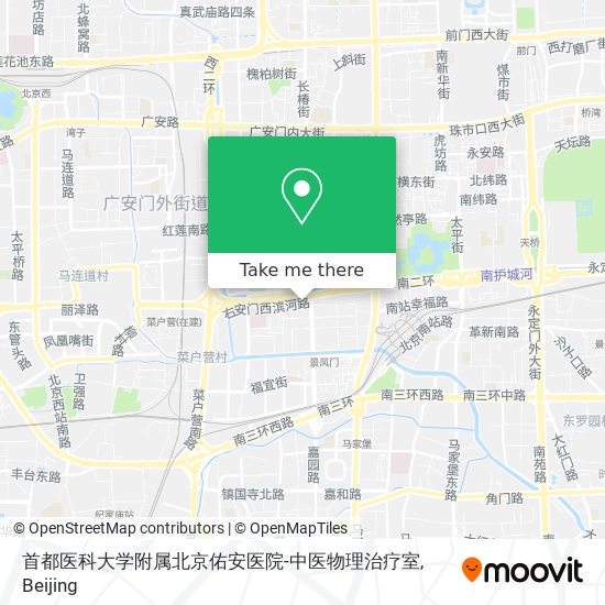 首都医科大学附属北京佑安医院-中医物理治疗室 map