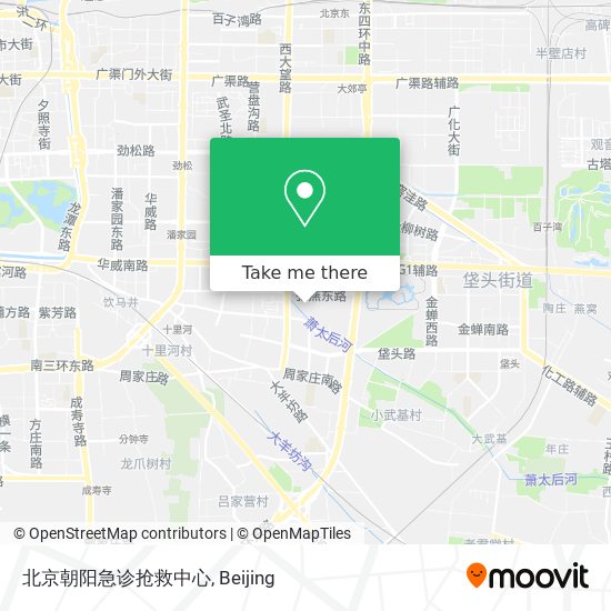 北京朝阳急诊抢救中心 map