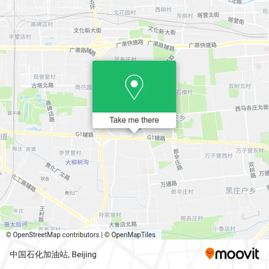 中国石化加油站 map