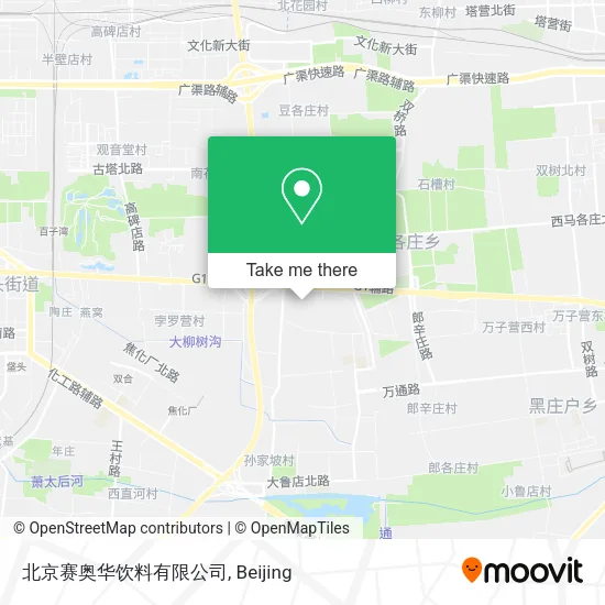 北京赛奥华饮料有限公司 map