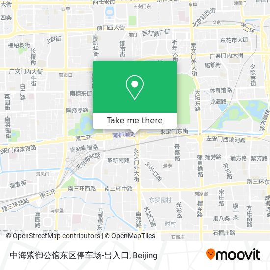 中海紫御公馆东区停车场-出入口 map