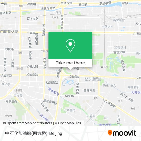 中石化加油站(四方桥) map