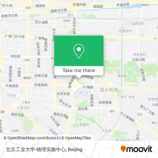 北京工业大学-物理实验中心 map