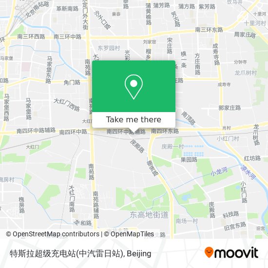 特斯拉超级充电站(中汽雷日站) map