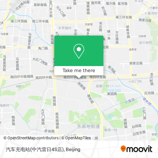 汽车充电站(中汽雷日4S店) map