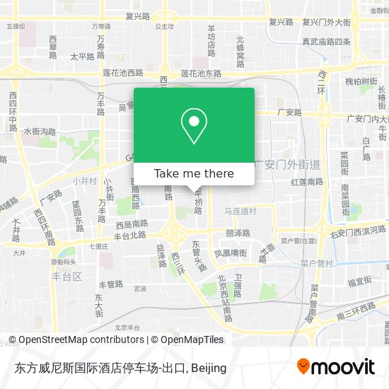 东方威尼斯国际酒店停车场-出口 map