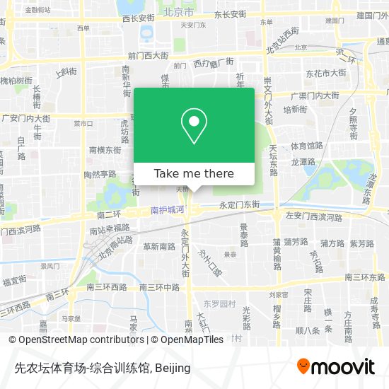 先农坛体育场-综合训练馆 map