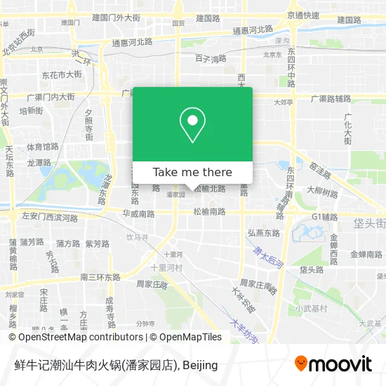 鲜牛记潮汕牛肉火锅(潘家园店) map