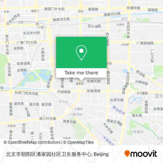 北京市朝阳区潘家园社区卫生服务中心 map