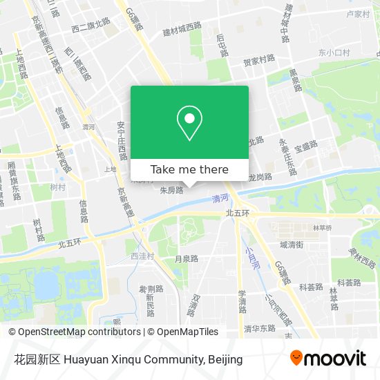 花园新区 Huayuan Xinqu Community map