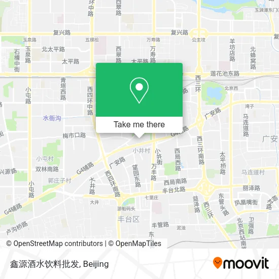 鑫源酒水饮料批发 map