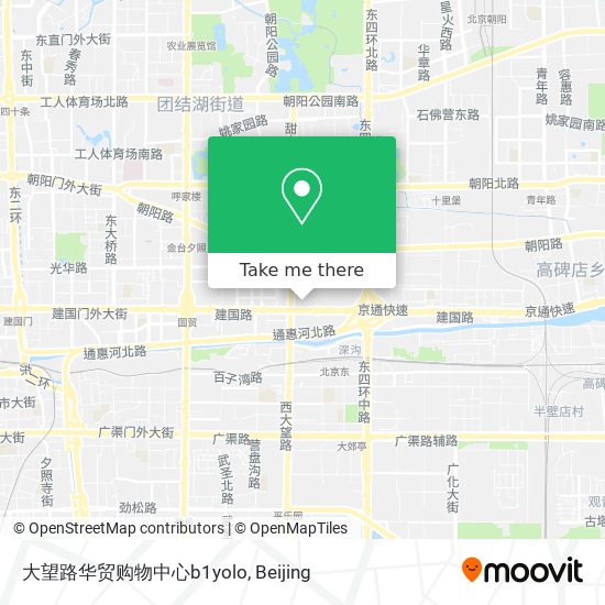 大望路华贸购物中心b1yolo map