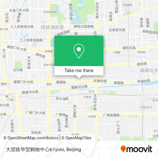大望路华贸购物中心b1yolo map