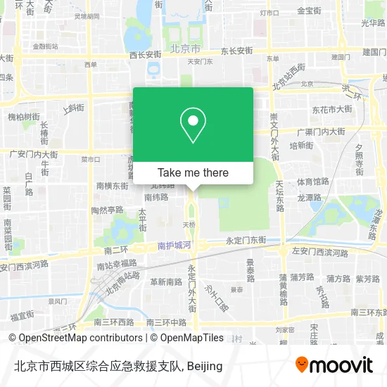 北京市西城区综合应急救援支队 map