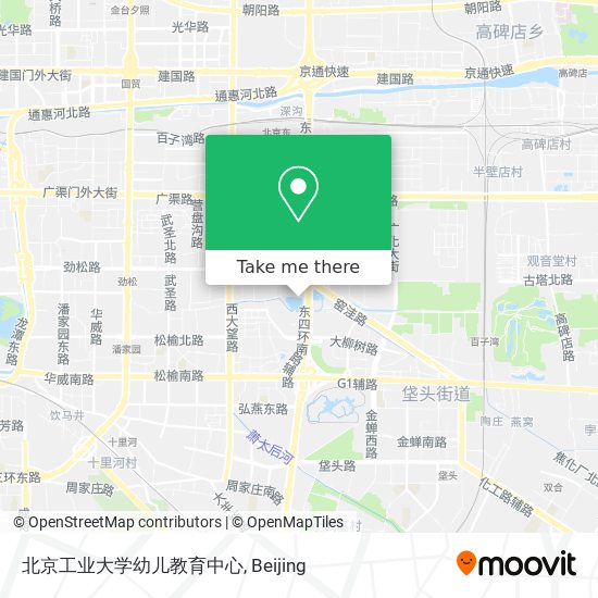 北京工业大学幼儿教育中心 map