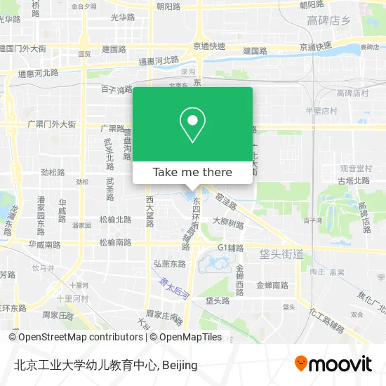 北京工业大学幼儿教育中心 map