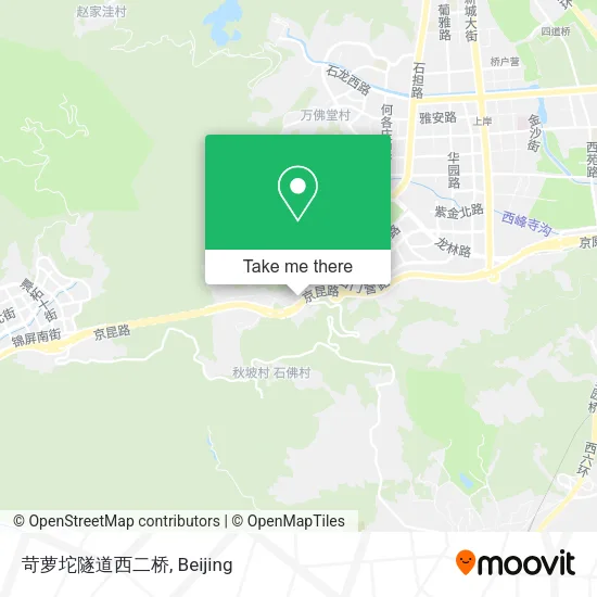 苛萝坨隧道西二桥 map