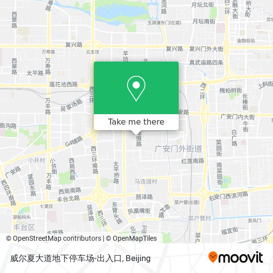 威尔夏大道地下停车场-出入口 map