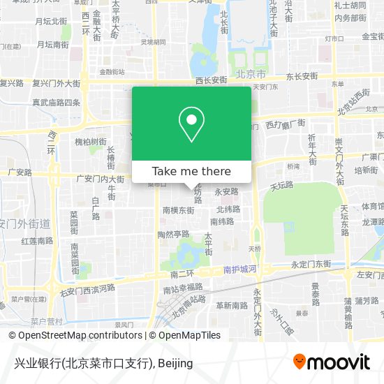 兴业银行(北京菜市口支行) map