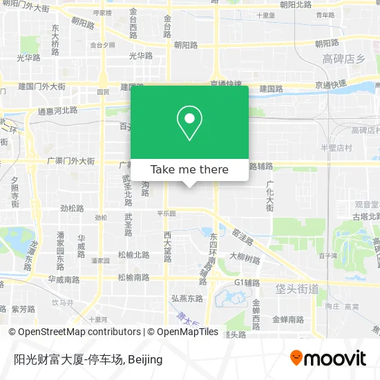 阳光财富大厦-停车场 map