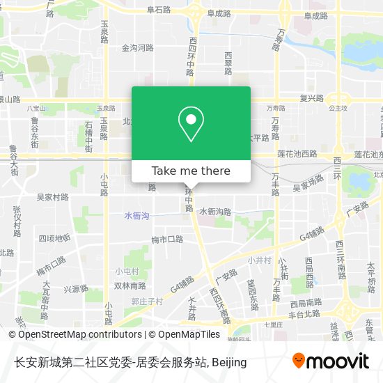 长安新城第二社区党委-居委会服务站 map