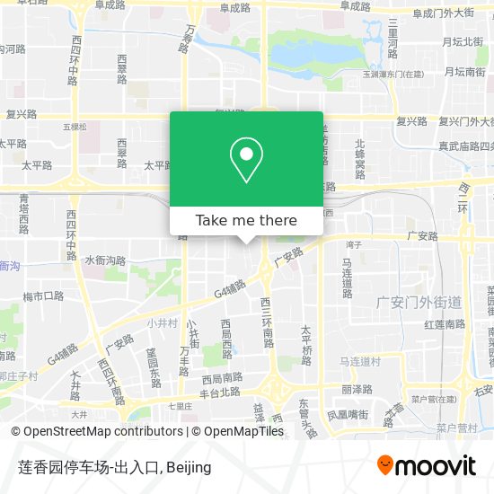 莲香园停车场-出入口 map