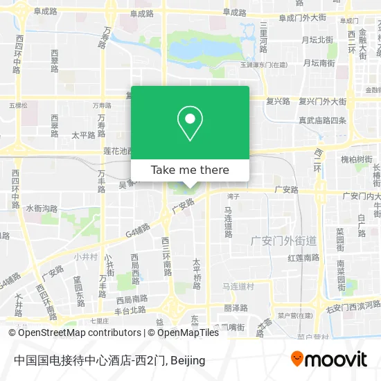 中国国电接待中心酒店-西2门 map