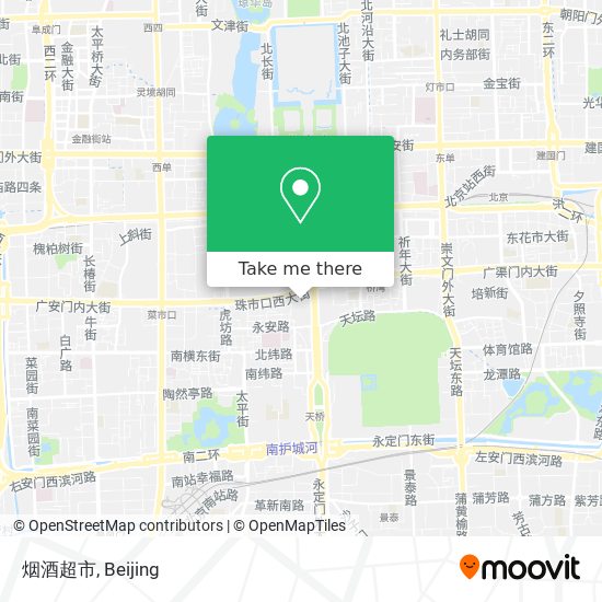 烟酒超市 map