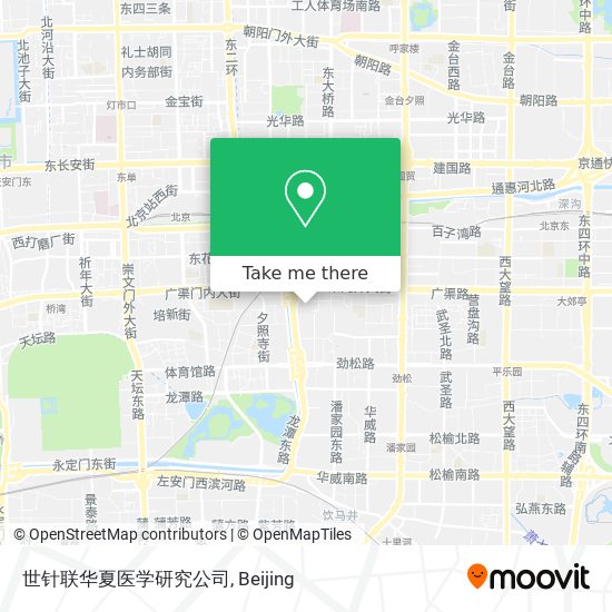 世针联华夏医学研究公司 map