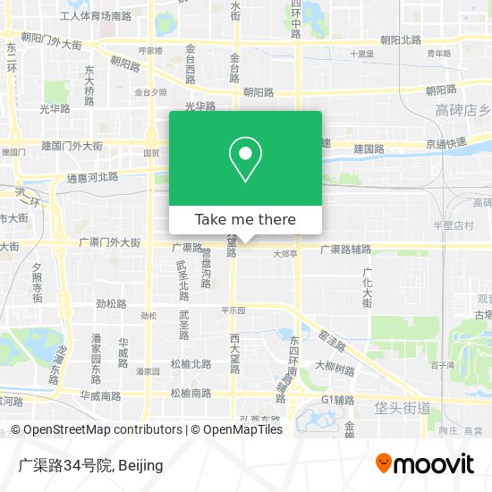 广渠路34号院 map