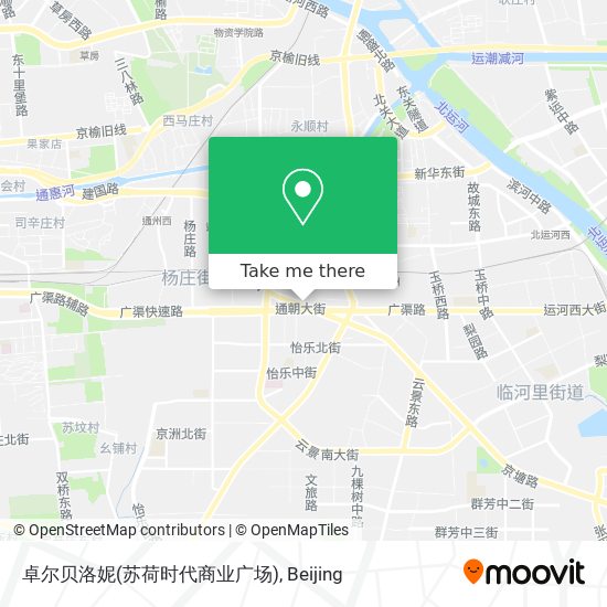 卓尔贝洛妮(苏荷时代商业广场) map