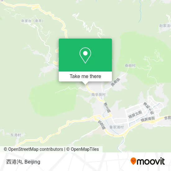 西港沟 map