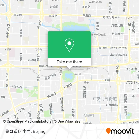 曹哥重庆小面 map