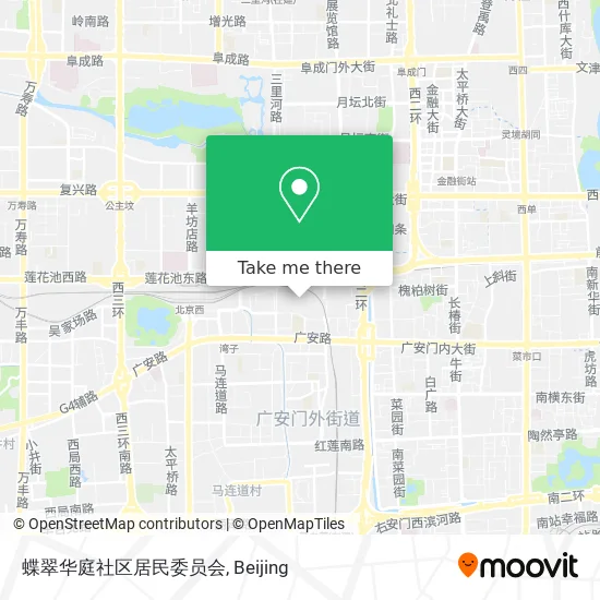 蝶翠华庭社区居民委员会 map