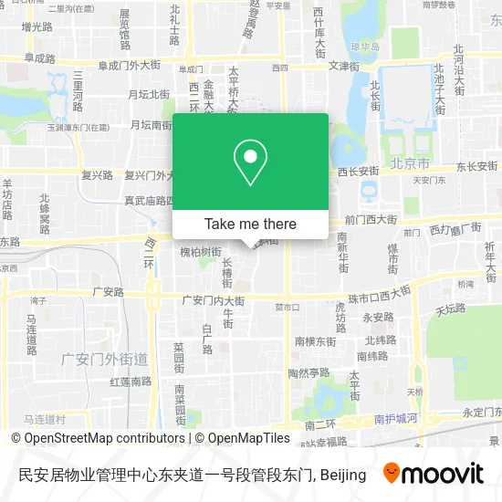 民安居物业管理中心东夹道一号段管段东门 map