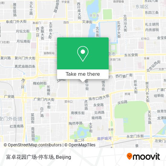 富卓花园广场-停车场 map