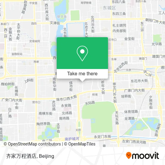 齐家万程酒店 map