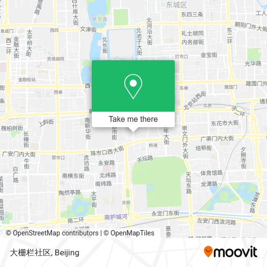 大栅栏社区 map