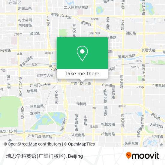 瑞思学科英语(广渠门校区) map